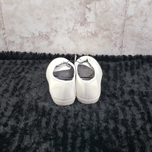 Canvas Casual Ivory Lace Up Loafers Low Top Shoes Off White Size 6 NWT - Picture 7 of 12